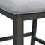 Chaise d'appoint Relyea en gris foncé
