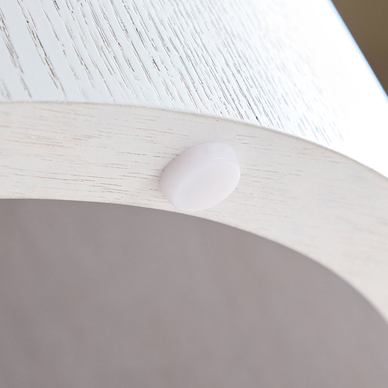 Table d'appoint de 2 pièces en placage de chêne blanc, idéale pour le salon et l'utilisation de café, de chêne et de noyer