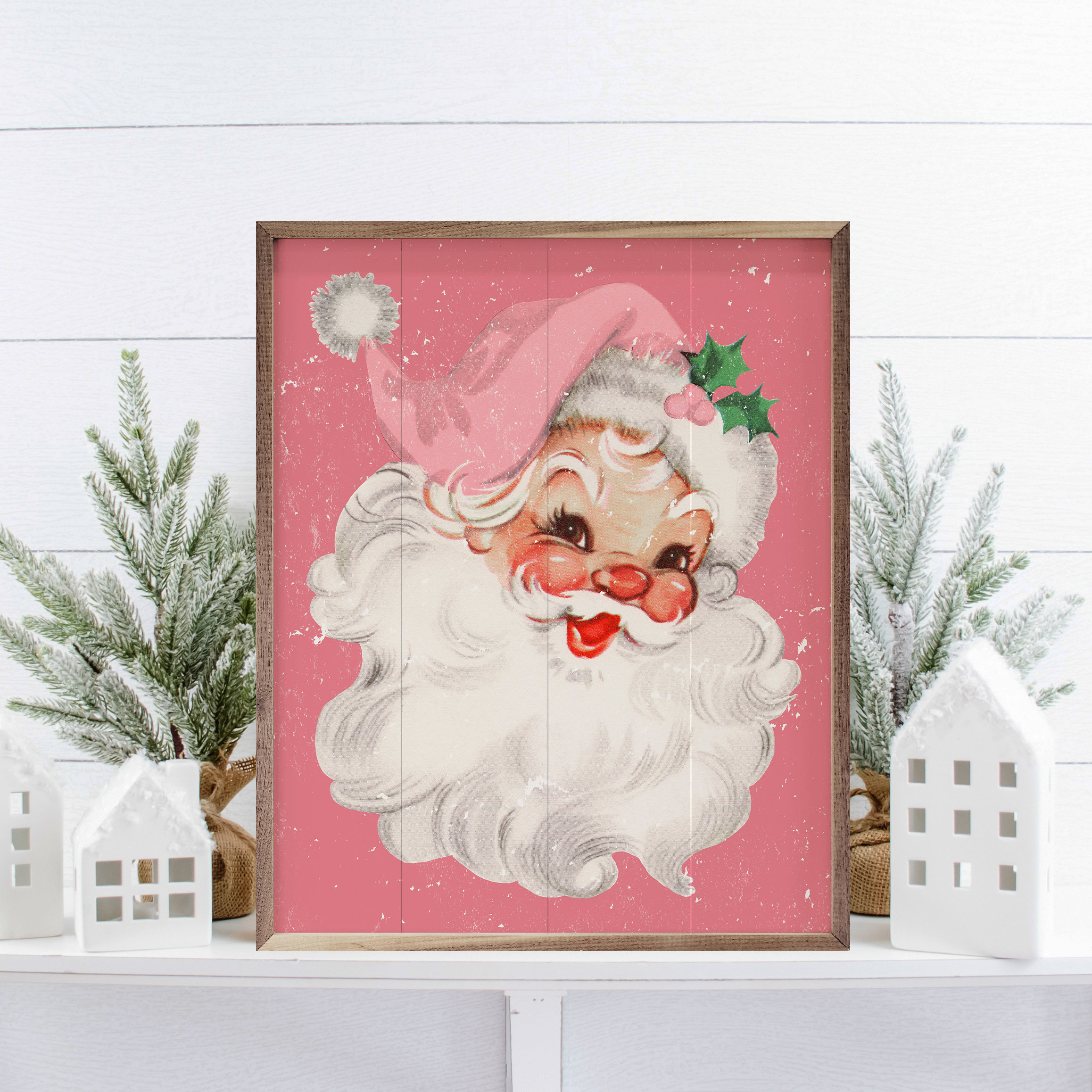 The Holiday Aisle® Pink Santa & Reviews | Wayfair