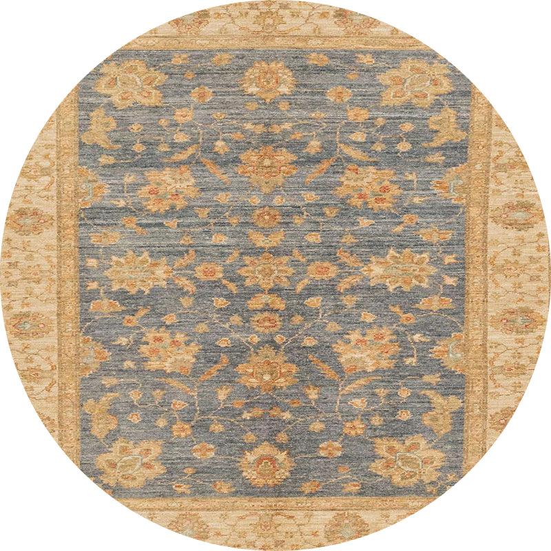 Oriental Indoor Rug, Round 7'