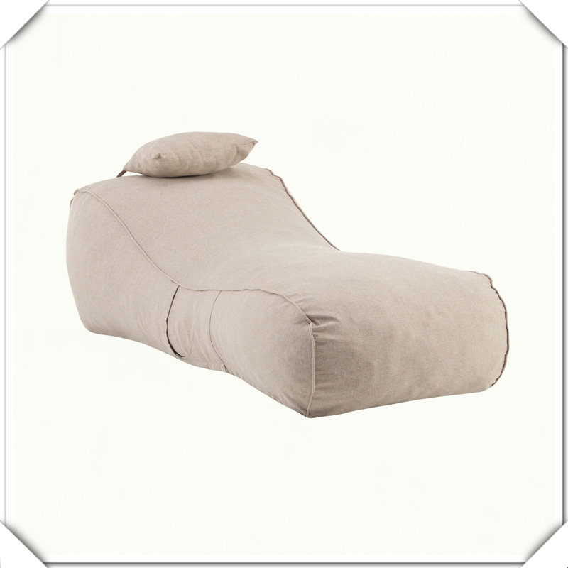 Fauteuil à billes pour l'extérieur, Beige