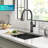 KRAUS Allyn Industrial Pull-Down Single Handle Kitchen Faucet-1398109973