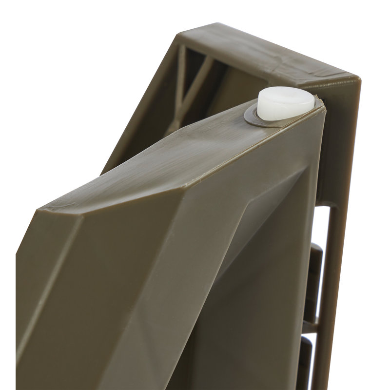 Set of 2 Tom Foldable Chair & Timo Foldable Table, Green, 17" H x 80" W x 80" D