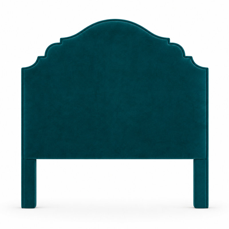 Hamilton Upholstered Headboard, Posh Life Performance Velvet Bayoux, Full