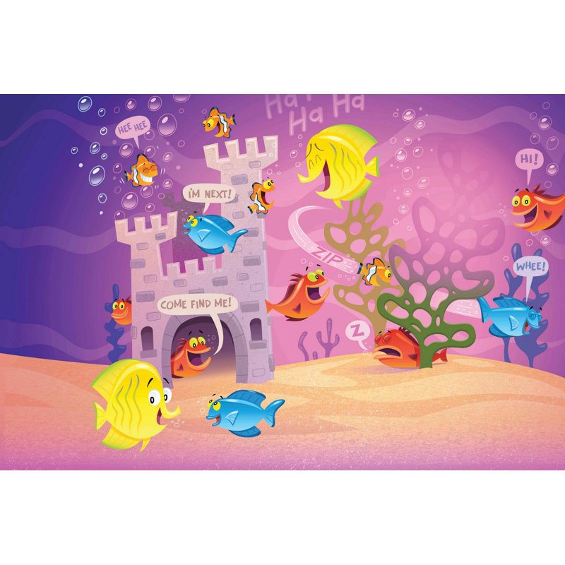 Fishes - Wrapped Canvas Print, 30cm H x 46cm W
