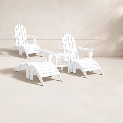Leighton Foldable Outdoor Adirondack Set