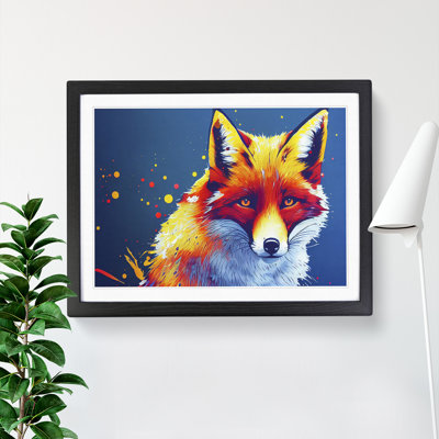 XH1022-6622X Fox Vol.4 Abstract - Single Picture Frame Painting