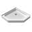 36" X 36" Neo-angle Single Threshold Acrylic Shower Base