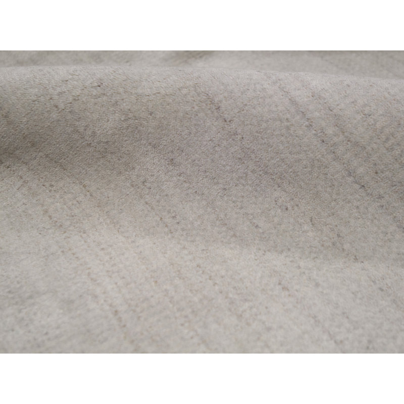 Tapis ivoire noué à la main de haute qualité, Rectangle 11 pi 9 po x 17 pi 9 po