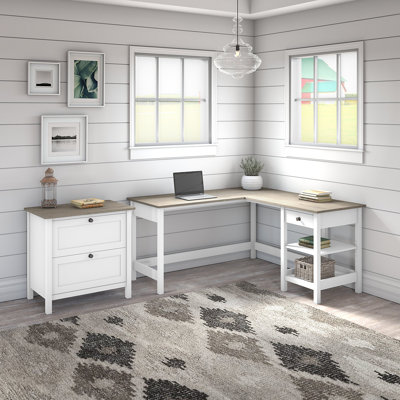 Aban 2 Piece Computer Desk Office Set