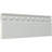 Endurathane Ashford Baseboard Moulding, 3 7/8"H x 1/2"P x 94 1/2"L, Factory Primed