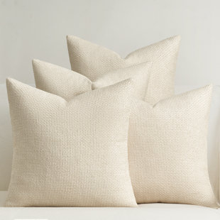 Throw Pillow Covers Soft Decorative Chenille Pillow Covers Cushion Covers Pack of 4 (Set of 4)