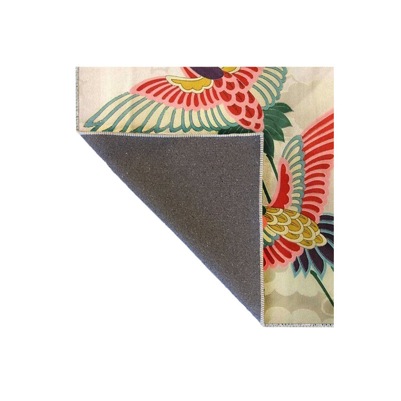 Tapis lavable décoratif moderne à motif tissé à motif de nuages et de nuages multicolores