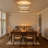 Chesmore 5 - Light 19.68"W Dimmable Hemp Rope Drum Semi Flush Mount Bohemian Round Ceiling Light Fixture for Dining Room, Living Room and Coastal Themed Dining Areas-172327316-142859700