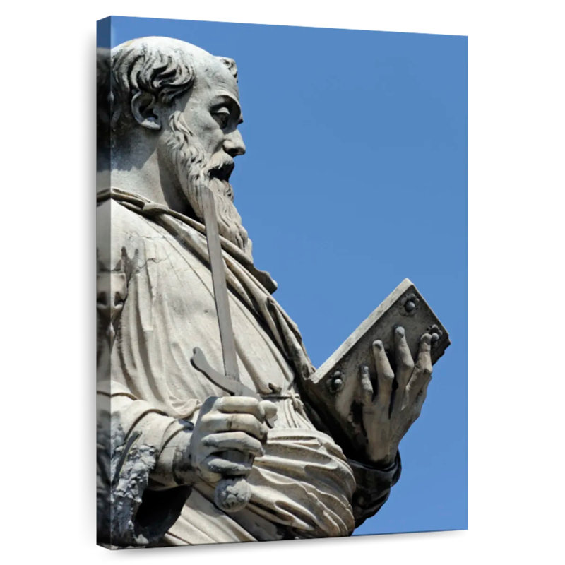 Adella Ponte Sant'Angelo St Paul Statue, 24" H x 16" W