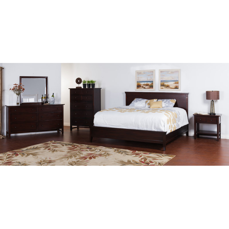 Gorgas Solid Wood Panel Headboard, King