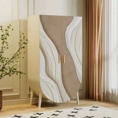 Armoire de rangement moderne à double porte