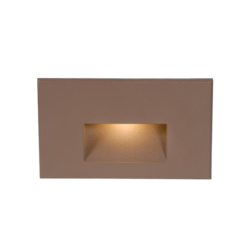 LEDme Integrated LED Step Light, Black, 120, Amber