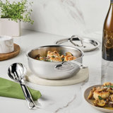 Probond® Luxe 2-quart Polished Professional Clad Stainless Steel Saucier