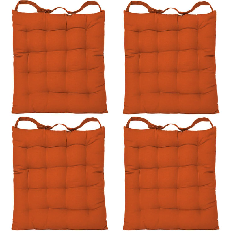 Chair Pad Cushion, Teracotta