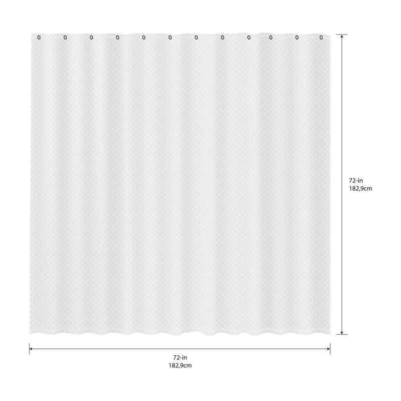 Wingard Polyester Blend Shower Curtain
