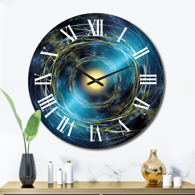 Horloge murale en métal