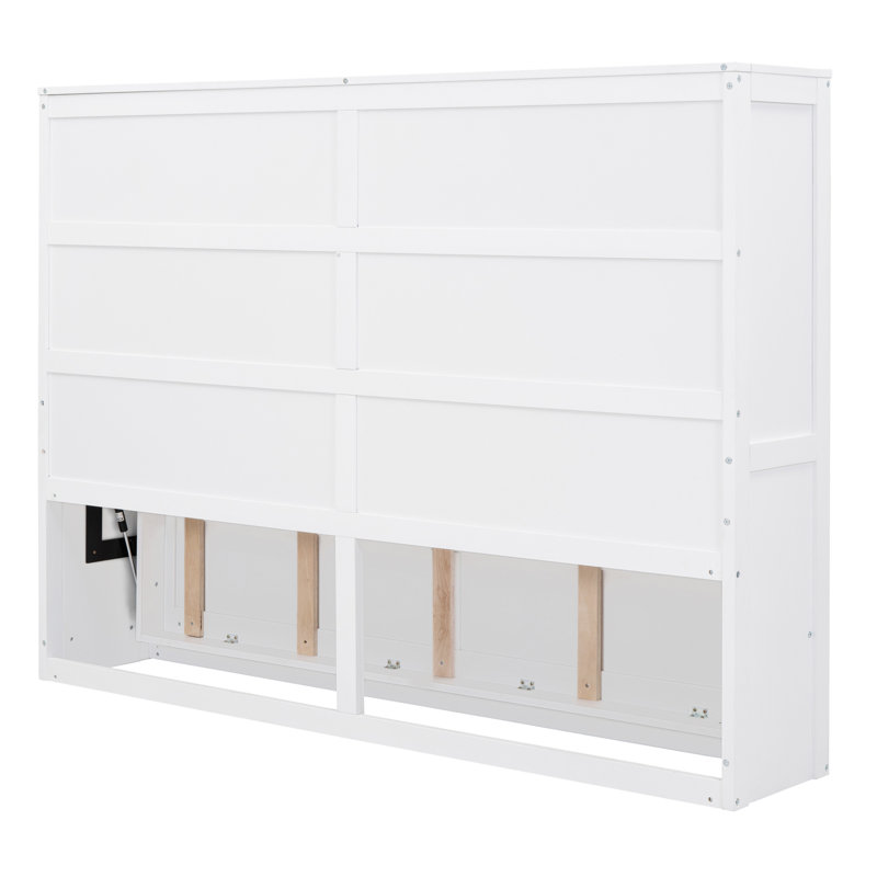 Murphy Bed Wall Bed, Full, White