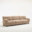 Canapé modulaire modulaire, canapé Cloud, sièges profonds modernes pour le salon, canapé 3 places confortable en flanelle avancée pour la chambre à coucher, canapé modulaire surdimensionné avec 5 coussins décoratifs-892447560