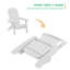 Chaise Adirondack pliante en plastique Ramilla-1599778739
