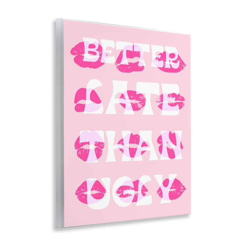 «Better Late Thanide», art mural sur bois par Daphne Polselli