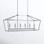 Lustre linéaire à intensité variable en acier 6 lumières Hertford -1730056965