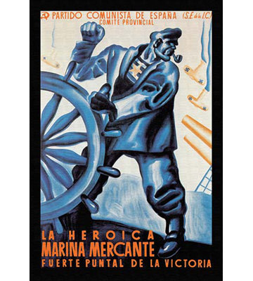 The Heroic Merchant Navy by Puyol Vintage Advertisement