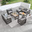 Chaise longue de patio avec coussins Avebury
