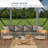6FTx6FT Screen Room with Mosquito Netting, Hub Tent Instant Screened Canopy with Carrying Bag and Ground Stakes-105122749