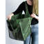 Sac à bandoulière femme grande capacité vert