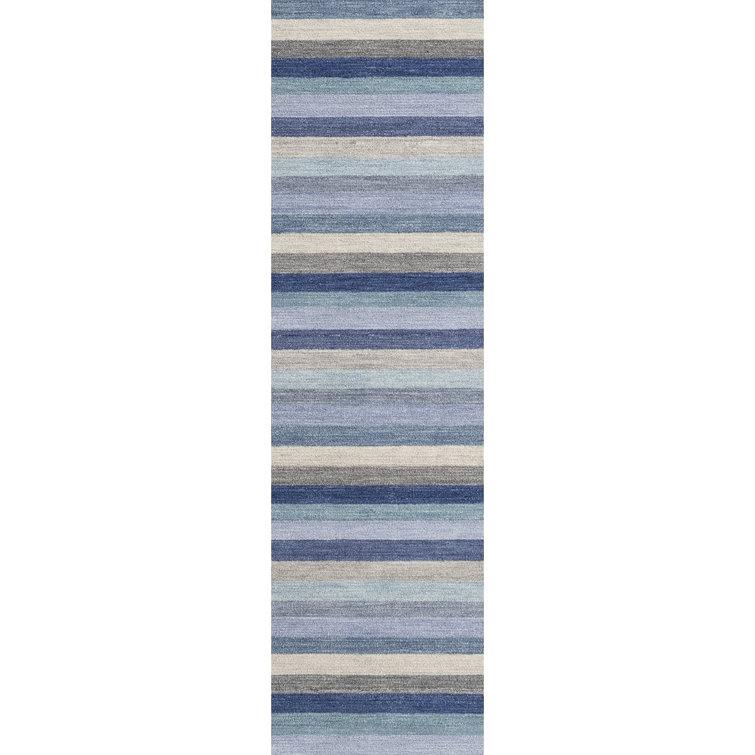 Jazzy Handmade Wool Blue/Indigo Rug