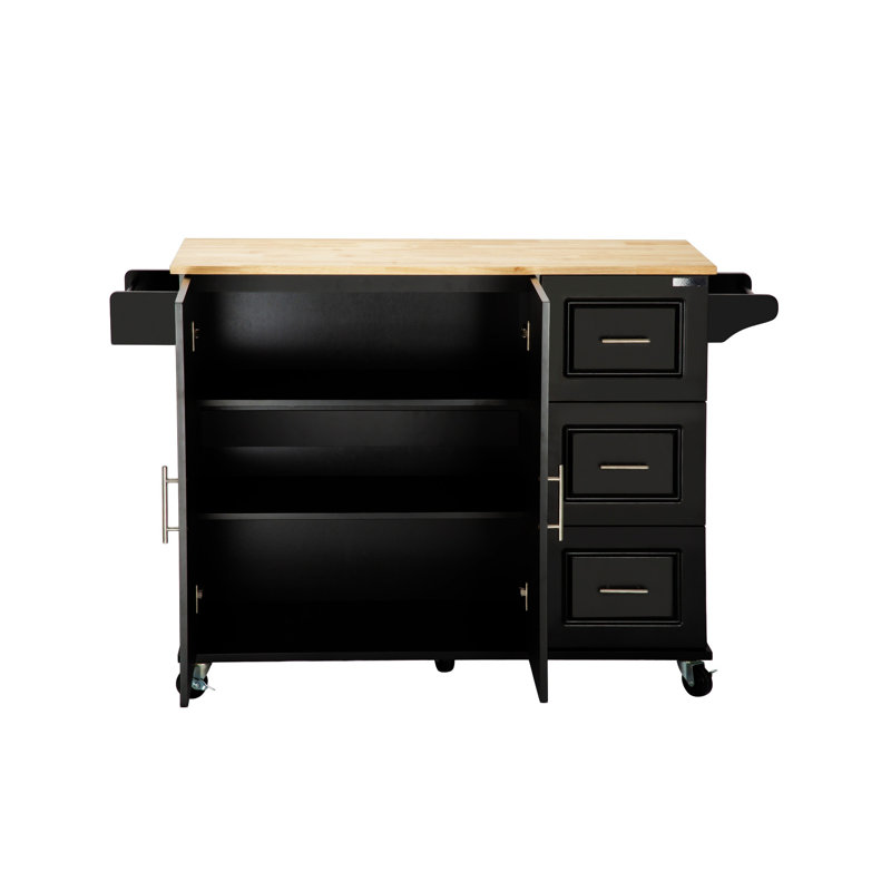 Kitchen Island & Kitchen Cart(No Include Stool)