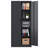 Lockable File Cabinet With 4 Shelves, Metal Storage Cabinet, Locking Cabinet With Doors For Home Office