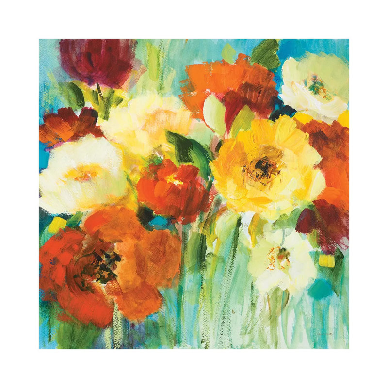 Flower Power II by Lanie Loreth - Wrapped Canvas Print, 30.48 cm H x 30.48 cm W