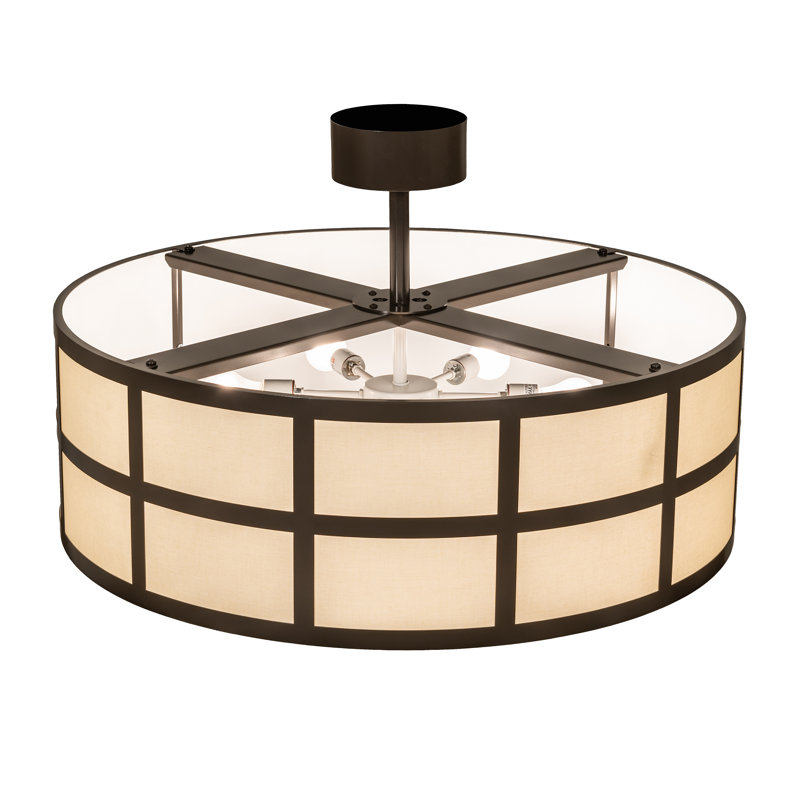 Barnabas 6 - Light Semi Flush Mount