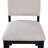 Rustic Traditional Dining Set Rectangle Table Fabric Upholstered Bench Tufted Nailhead Trim Chairs 6Pc Set