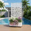 Lit de jardin extérieur surélevé en métal avec treillis-1702850068-1784459253