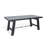 Eyon 6 - Person Mahogany Solid Wood Top Four Leg Base Dining Set