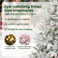 Artificial Pre-lit Christmas Tree with Ball Set-1130164427-1130164424