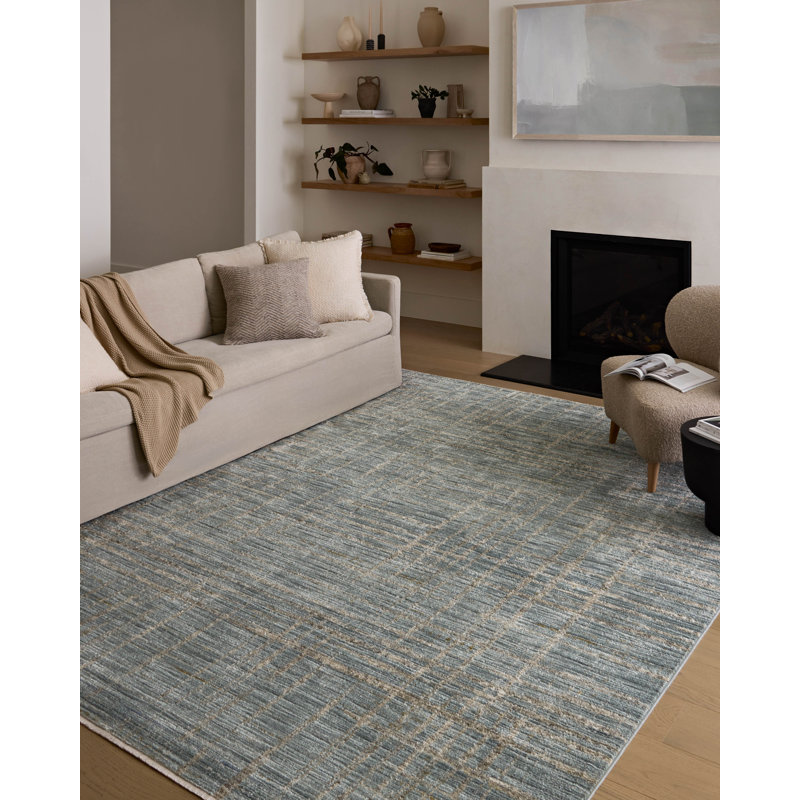 17 Stories Marlia Spa / Sand Area Rug, Rectangle 6'3" x 9'4"
