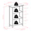 Commode de rangement 6 tiroirs nibbi