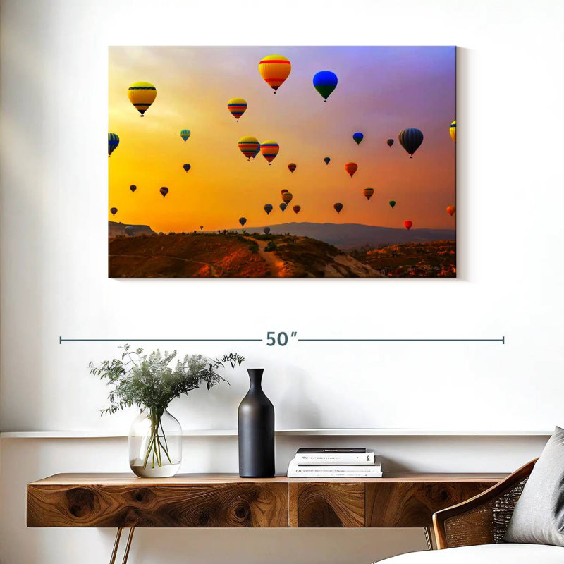 Mehar Airborne Hot Air Balloons, 26" H x 39" W