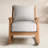 Brunswick Teak Outdoor Rocking Chair with Cushions-1044023349