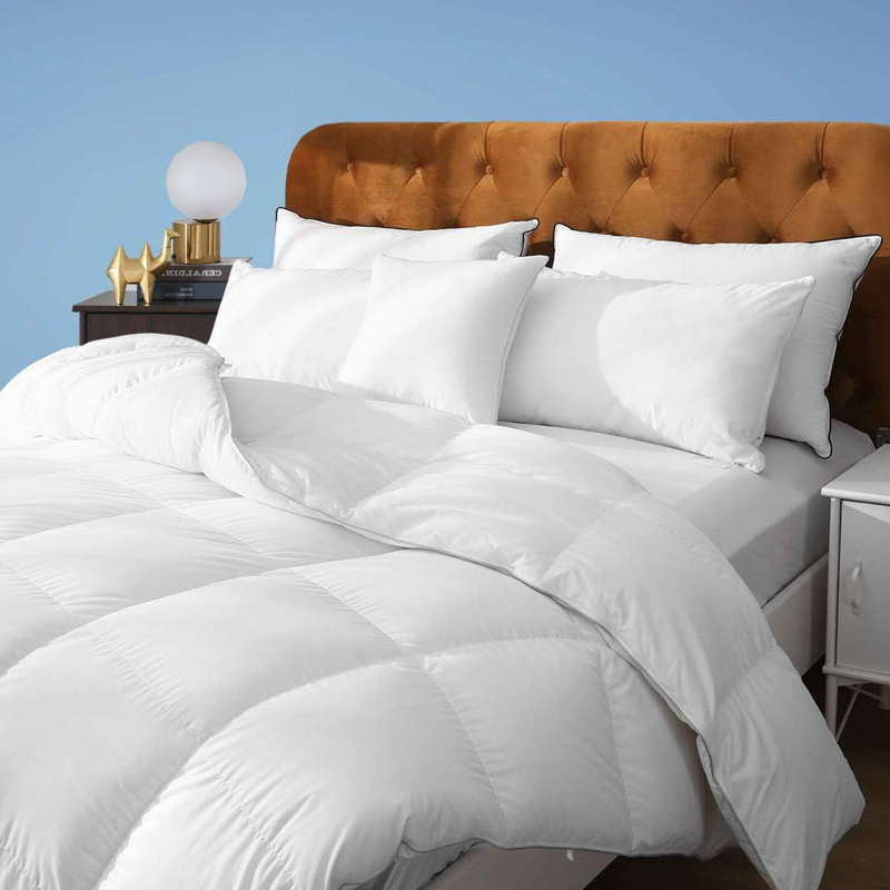Édredon en duvet d'oie toutes saisons 750 pi, insert de couette Hotel Collection, Lit simple