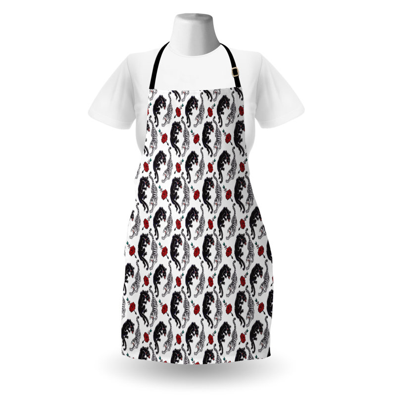No Pattern Bib Apron